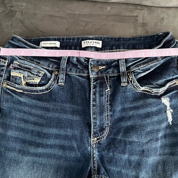 Vigoss Boyfriend Stretch Jeans - Picture 7 of 8